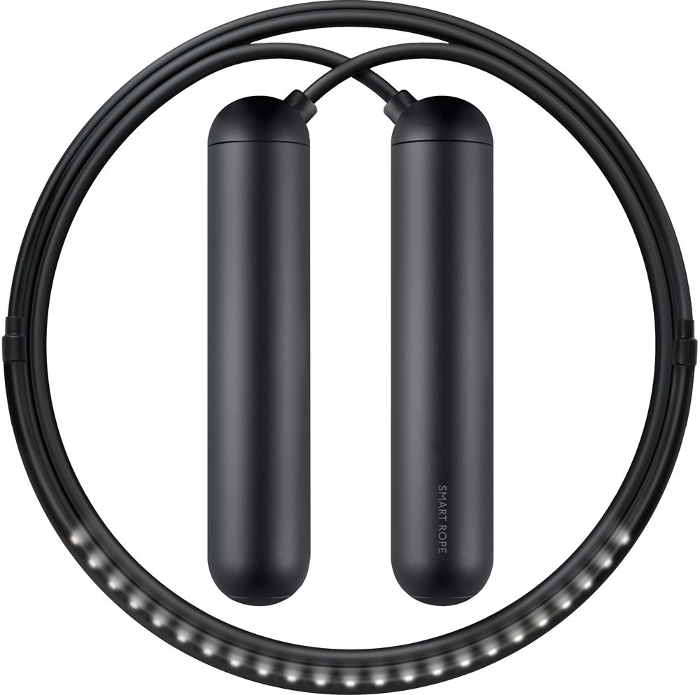 Умная скакалка Tangram Factory Smart Rope светодиодная подсветка Black (S) 7000-0509 Smart Rope светодиодная подсветка Black (S) - фото 1
