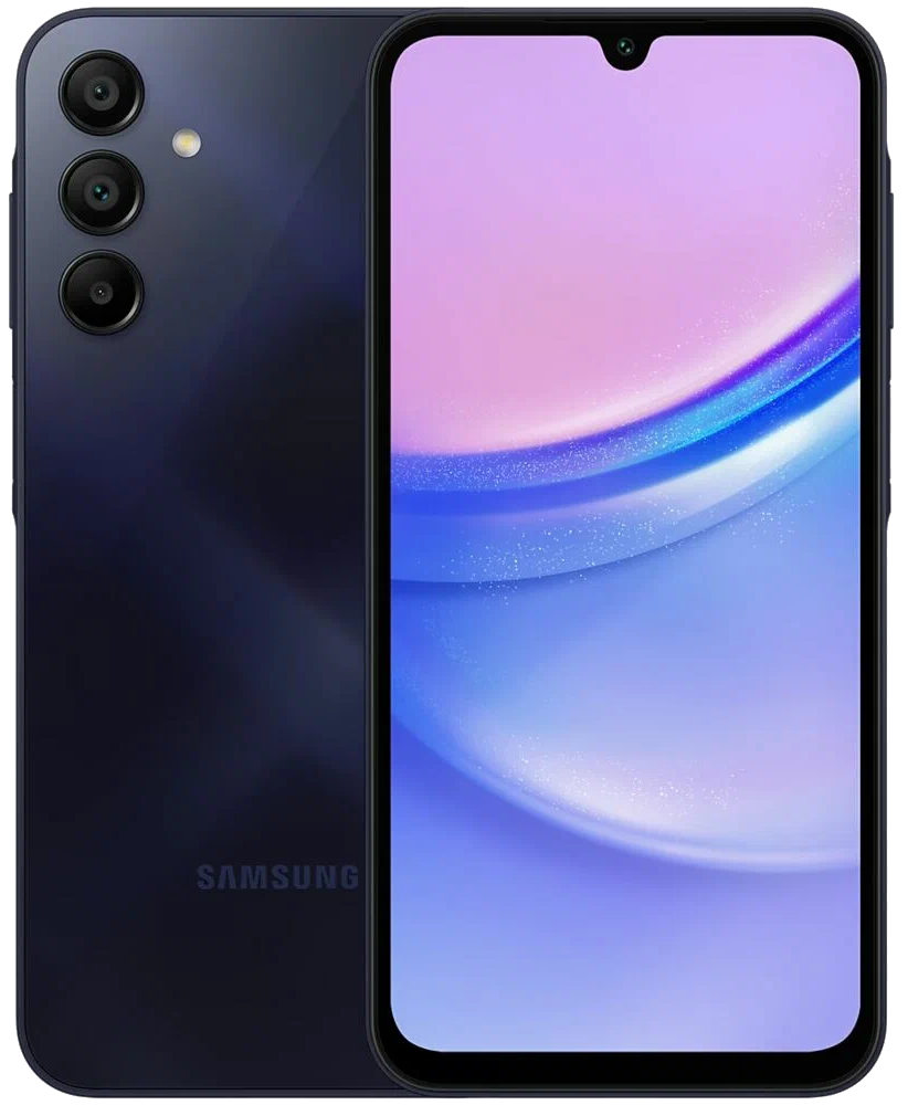 

Смартфон Samsung, Galaxy A15 4/128 Гб Черный