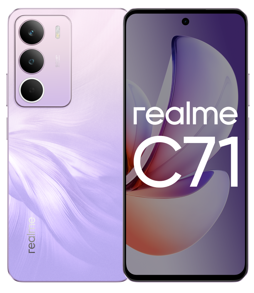 

Смартфон realme, C71 8/256 Гб LTE Фиолетовый