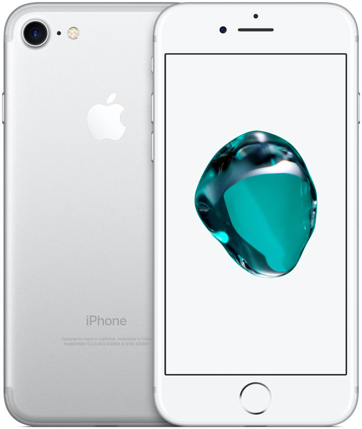 Смартфон Apple iPhone 7 32GB Silver (MN8Y2RU/A) 0101-5321 MN8Y2RU/A iPhone 7 32GB Silver (MN8Y2RU/A) - фото 1
