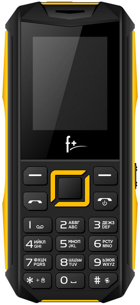 Мобильный телефон F+ PR170 Черно-желтый 0101-8767 - фото 2