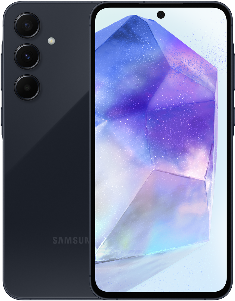 Смартфон Samsung Galaxy A55 8/256 Гб 5G Темно-синий 3100-1948 Galaxy A55 8/256 Гб 5G Темно-синий - фото 1