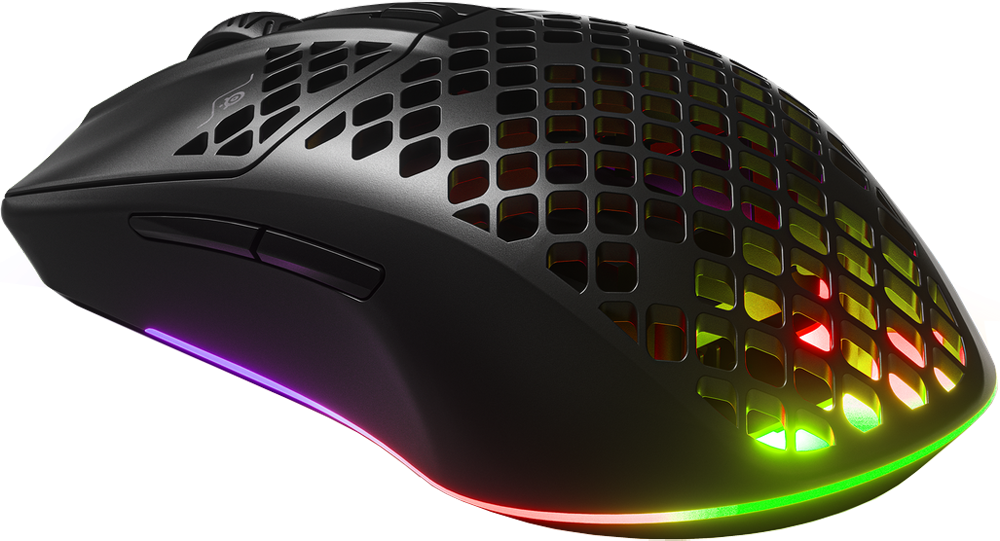 

Мышь беспроводная Steelseries, Aerox 3 Wireless игровая Черная