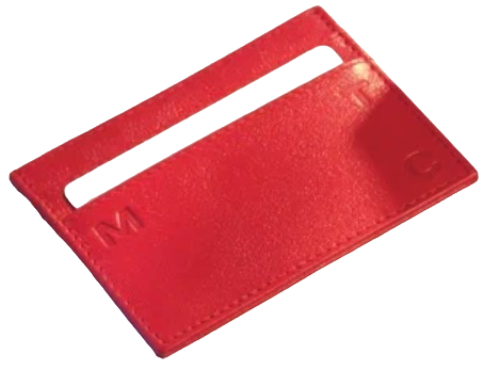 Картхолдер МТС чехол картхолдер для нескольких банковских карт самоклеящийся красный