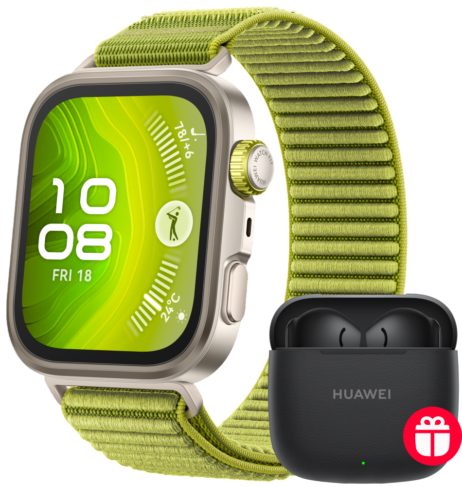 

Часы HUAWEI, Watch FIT 4 Pro Seiya-B29W Зеленые
