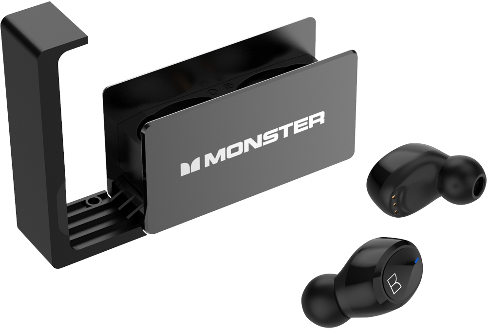 Беспроводные наушники с микрофоном Monster Clarity 510 AirLinks Черные наушники xiaomi monster clarity 510 airlinks black 6922329919440