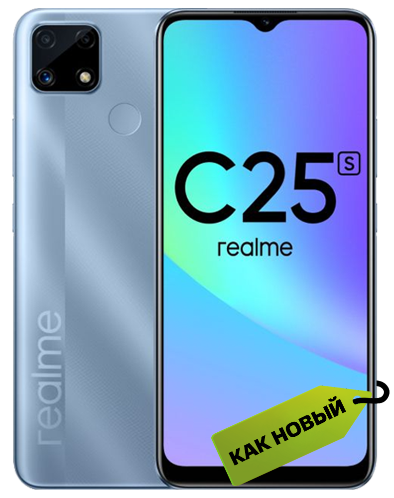 

Смартфон Realme, C25S 4/128GB Blue "Как новый"