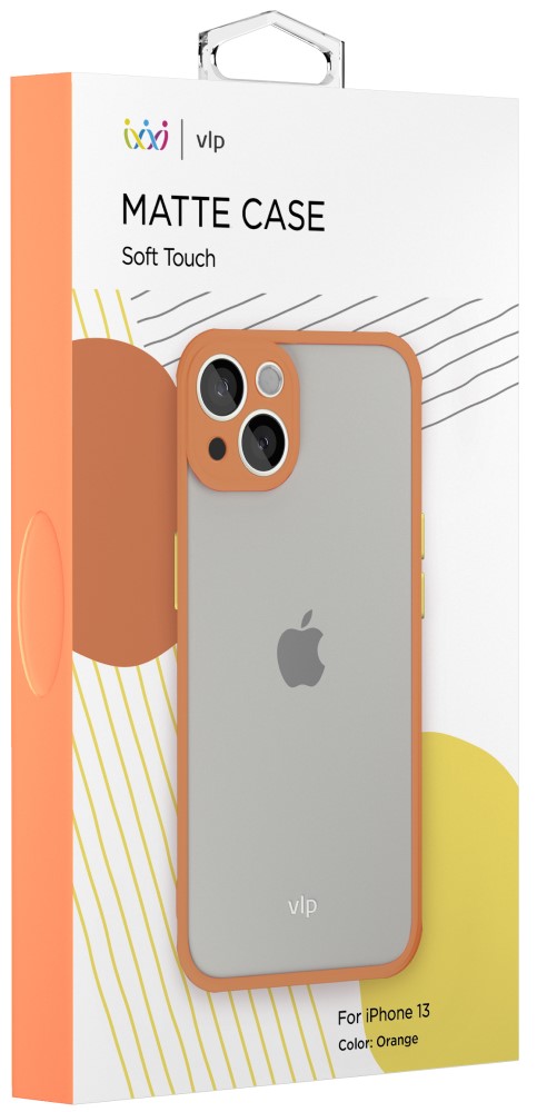 Клип-кейс VLP iPhone 13 Matte Case Orange 0313-9948 - фото 2