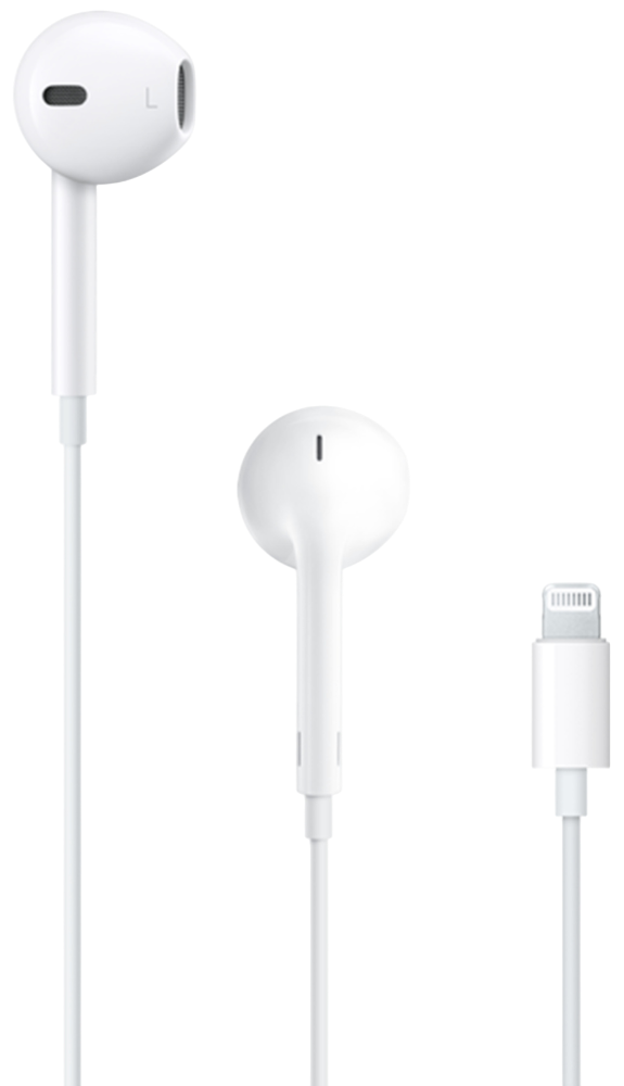 

Гарнитура Apple, EarPods с коннектором Lightning Белая