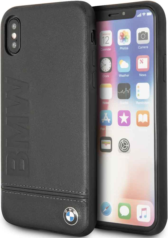 

Клип-кейс BMW iPhone XS кожа Black, iPhone XS кожа Black