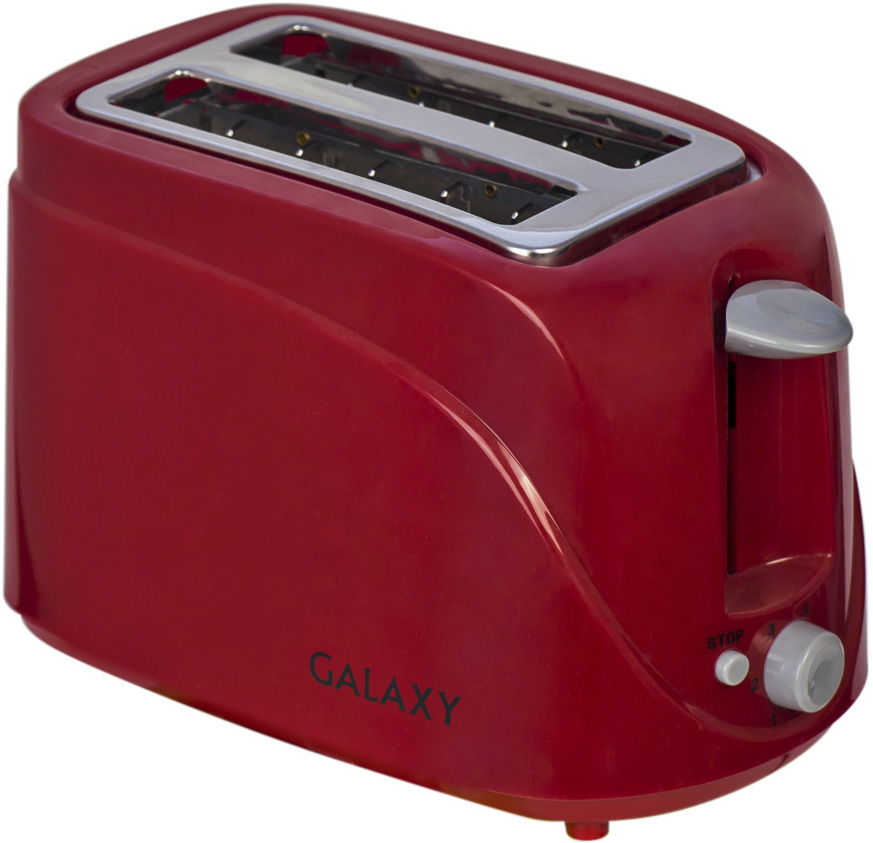 Тостер Galaxy Line GL 2902 800Вт Red