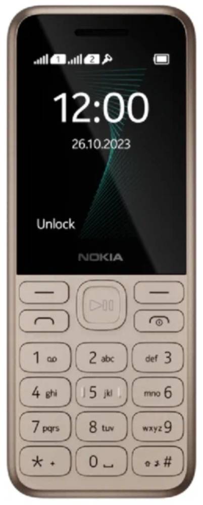 Мобильный телефон Nokia 130 (2023) Светло-золотой 3100-1540 130 (2023) Светло-золотой - фото 2