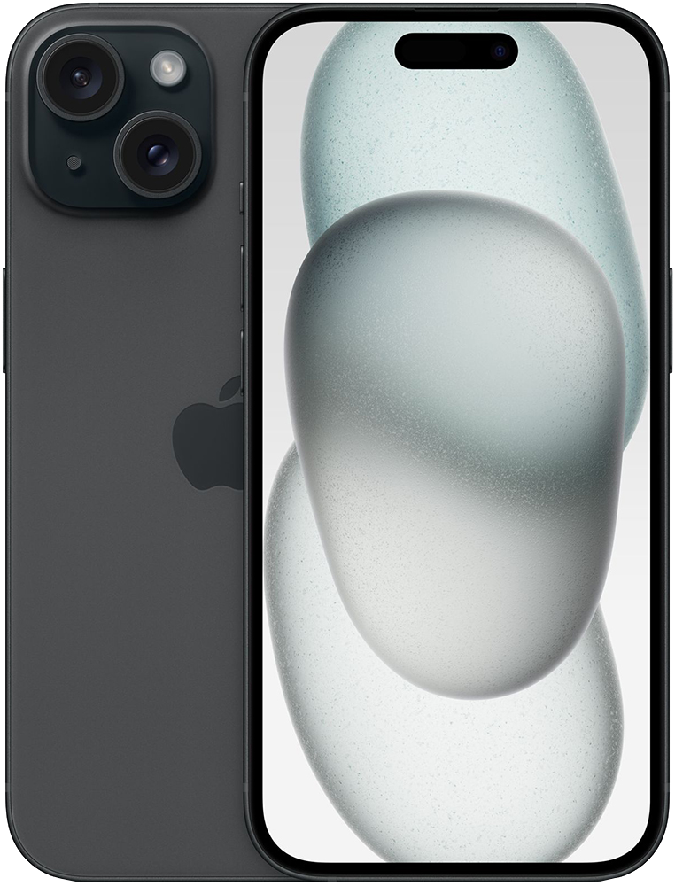 

Смартфон Apple, iPhone 15 128 Гб SIM + SIM Черный «Хорошее состояние»