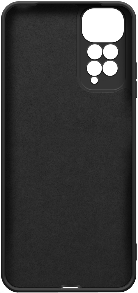 Чехол-накладка Borasco Xiaomi Redmi Note 11 Microfiber Черный фото 2