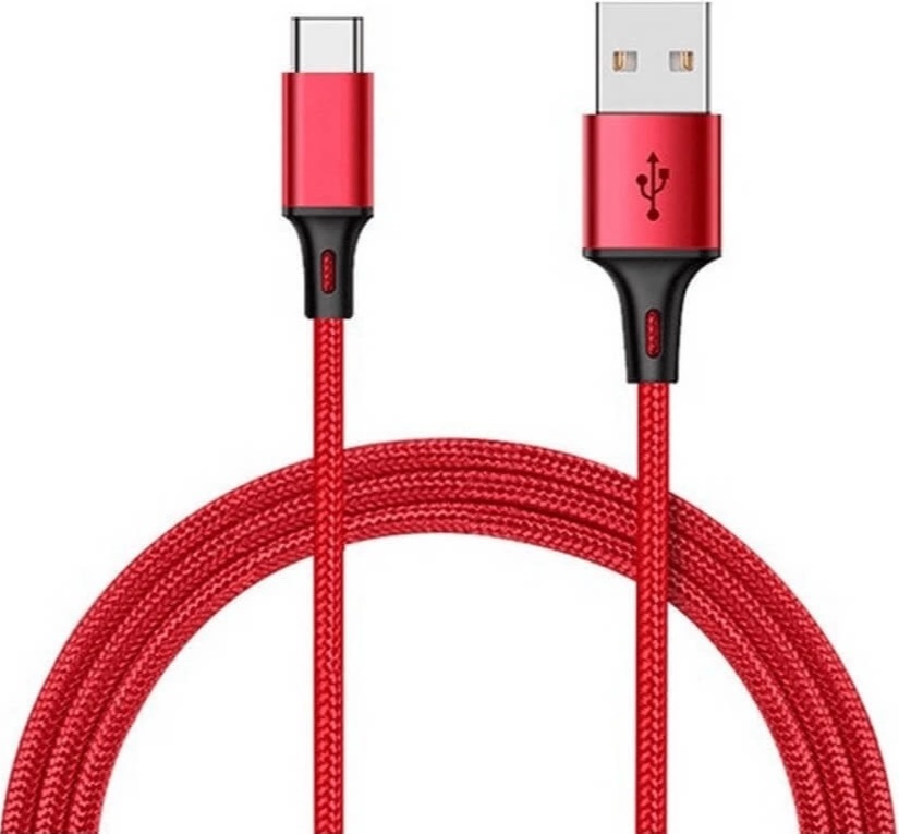 Дата-кабель Xiaomi Mi USB Type-C 1м Red (SJV4110GL) 0307-0692 Mi USB Type-C 1м Red (SJV4110GL) - фото 1