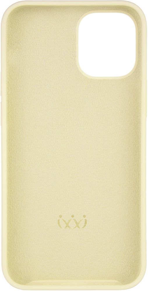 Клип-кейс VLP iPhone 12 mini liquid силикон Yellow 0313-8685 - фото 3