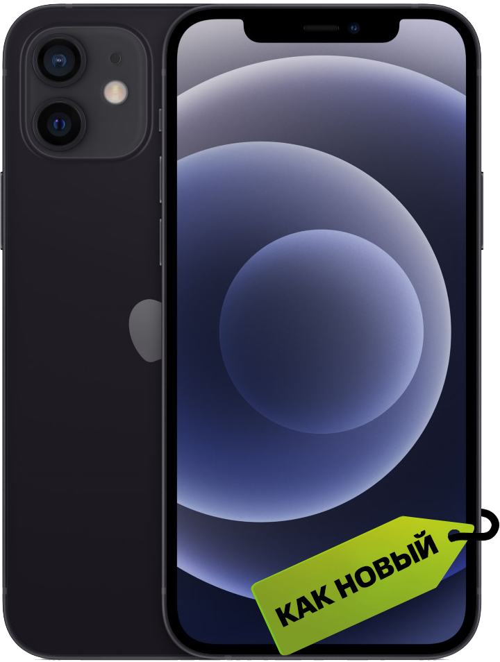 

Смартфон Apple, iPhone 12 64 Гб Черный «Как новый»