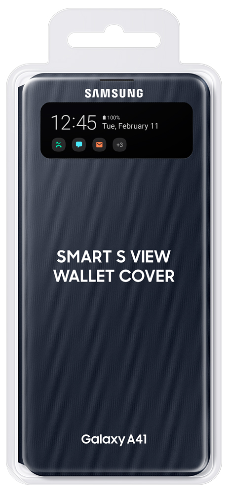 Чехол-книжка Samsung A41 Smart S View Wallet Cover Black (EF-EA415PBEGRU) 0313-8485 A41 Smart S View Wallet Cover Black (EF-EA415PBEGRU) Galaxy A41 - фото 5
