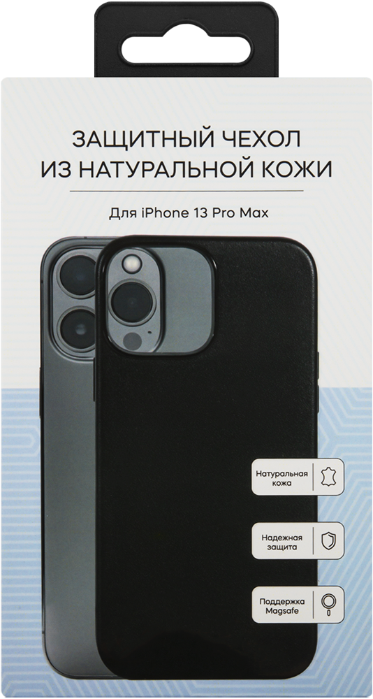 Чехол-накладка RedLine для iPhone 13 pro max MagSafe кожаный Черный 0319-0413 - фото 3