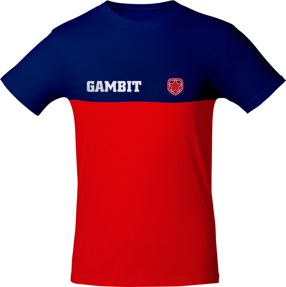 Футболка Gambit Esports Red/Blue S 7000-0384 Esports Red/Blue S - фото 1