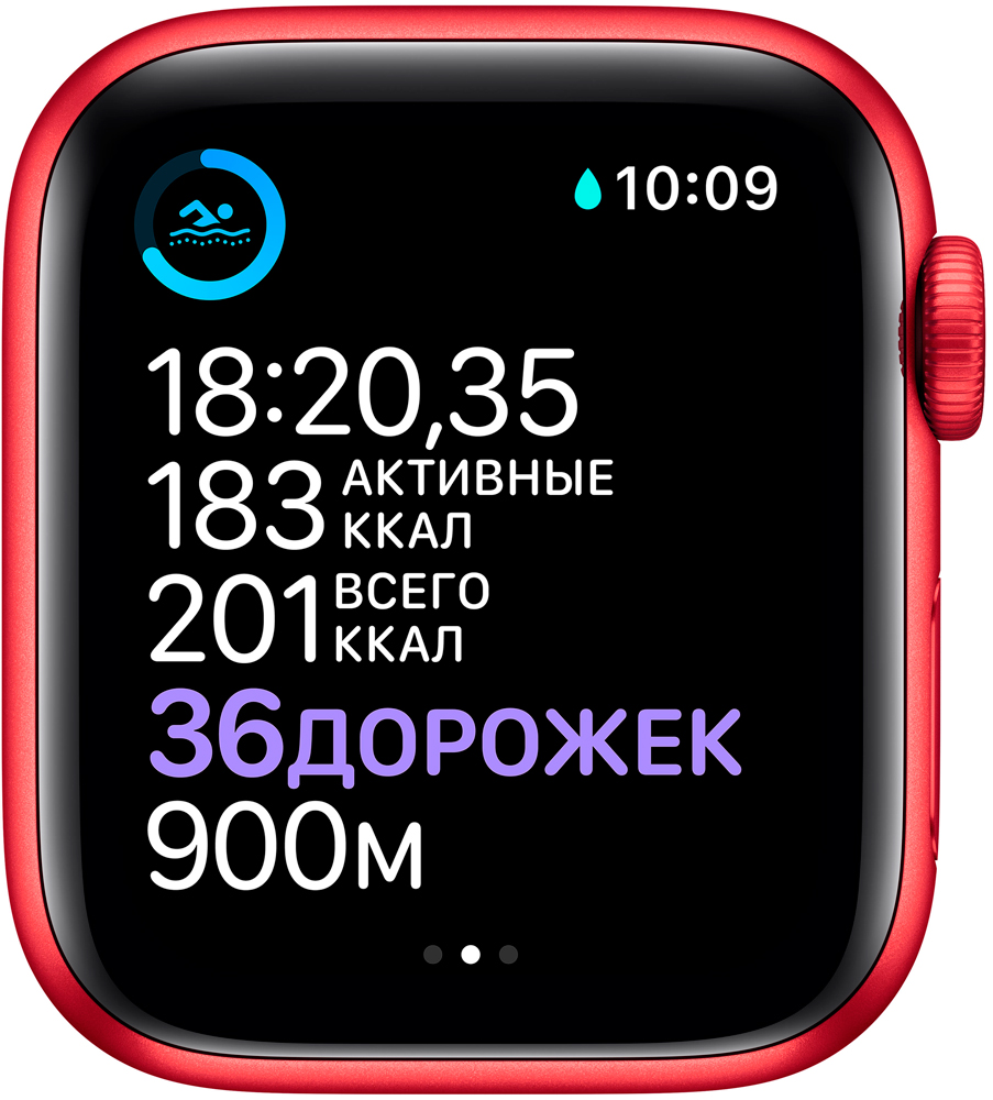 Часы Apple Watch Series 6 GPS 40мм корпус из алюминия красный + ремешок красный (M00A3RU/A) 0200-2182 M00A3RU/A Watch Series 6 GPS 40мм корпус из алюминия красный + ремешок красный (M00A3RU/A) - фото 4