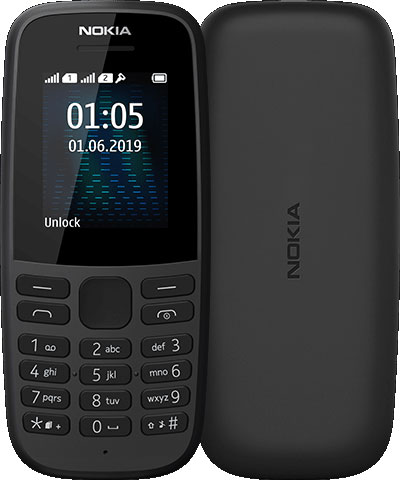 smartfon nokia 105 2019 dual sim black 1