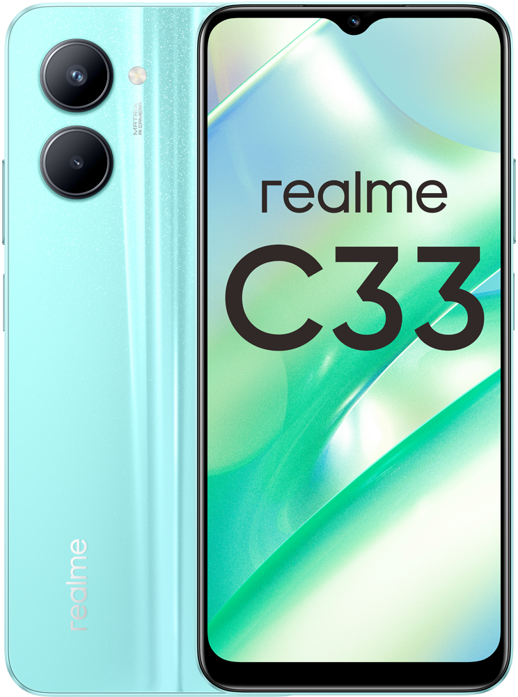 Смартфон realme смартфон realme c33 32gb 3gb голубой