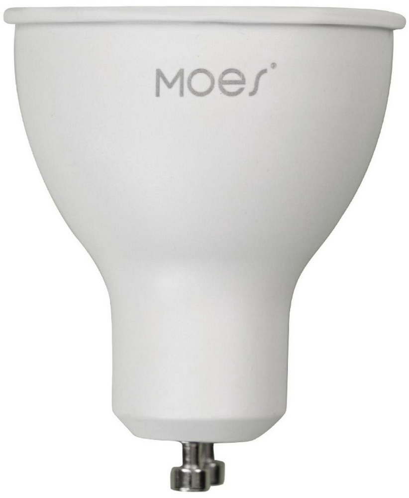 Умная лампочка MOES Smart LED Bulb, Zigbee, GU10, 4,9 Вт, Теплый цвет (ZB-TD-RWWGU10) 0200-3626 Smart LED Bulb, Zigbee, GU10, 4,9 Вт, Теплый цвет (ZB-TD-RWWGU10) - фото 2