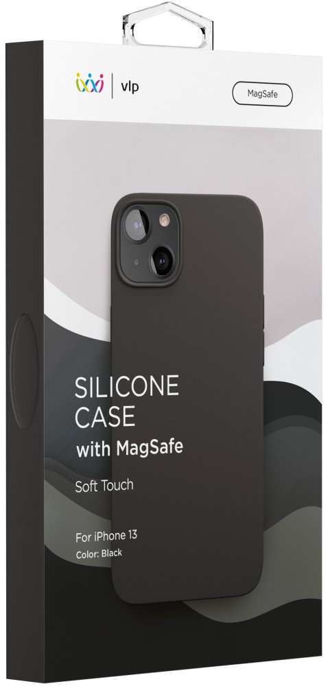 Клип-кейс VLP iPhone 13 Silicone Case MagSafe Black 0313-9233 - фото 2
