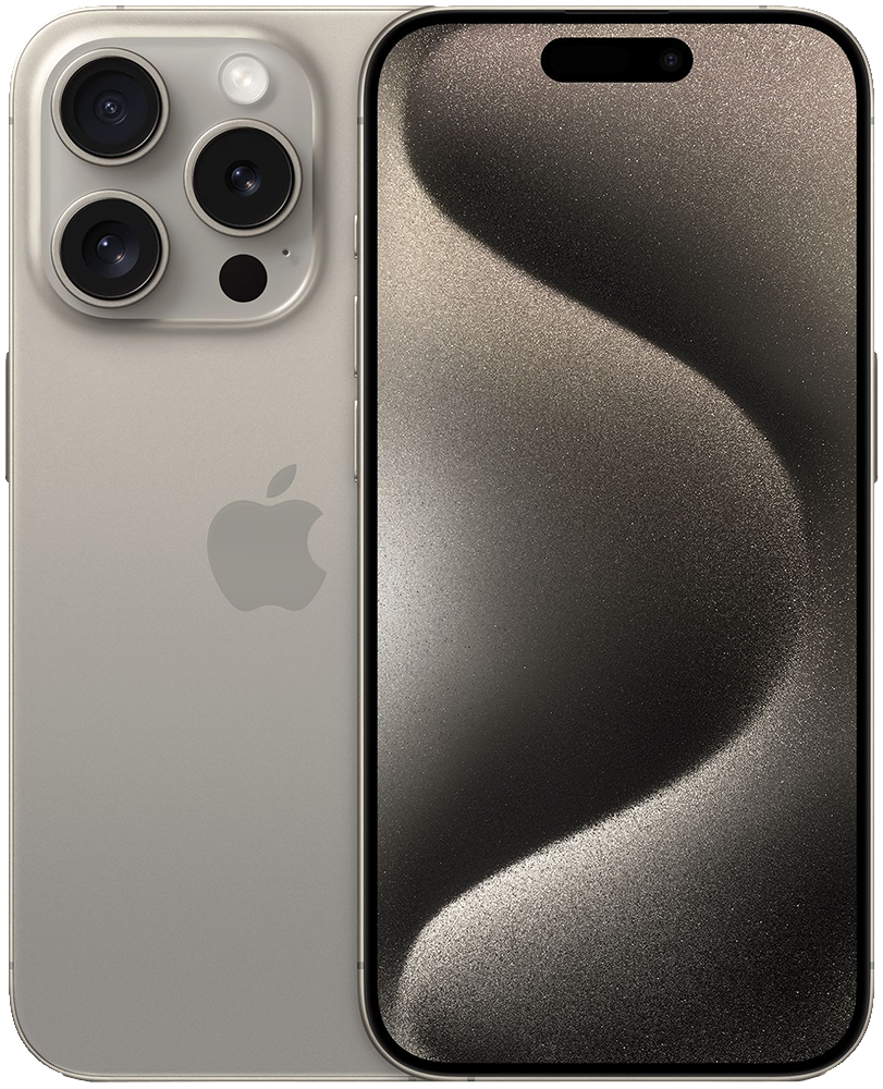 

Смартфон Apple, iPhone 15 Pro 128Gb eSIM only Натуральный титан