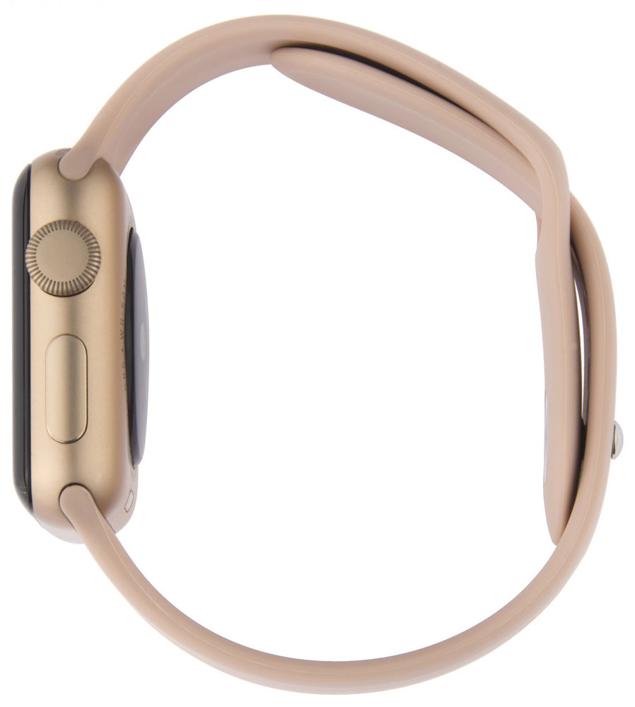 Ремешок для умных часов InterStep Sport Apple Watch 38/40мм силиконовый Pink 0400-1733 Sport Apple Watch 38/40мм силиконовый Pink - фото 4