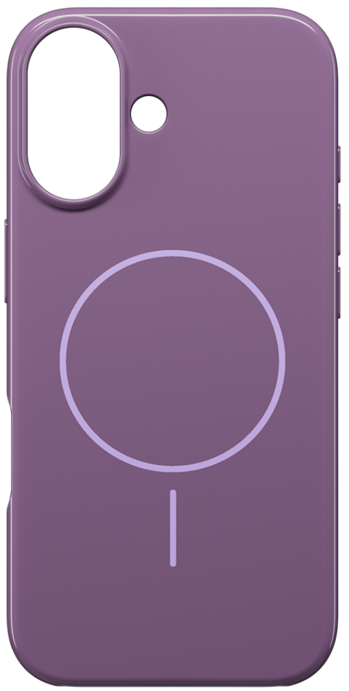 

Чехол-накладка Rocket, Glaze с MagSafe для iPhone 17 Фиолетовый