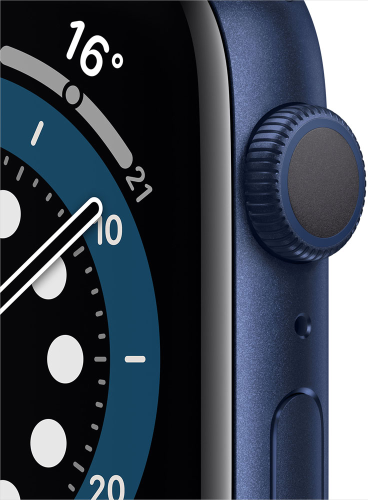 Часы Apple Watch Series 6 GPS 44мм корпус из алюминия синий + ремешок синий (M00J3RU/A) 0200-2189 M00J3RU/A Watch Series 6 GPS 44мм корпус из алюминия синий + ремешок синий (M00J3RU/A) - фото 2