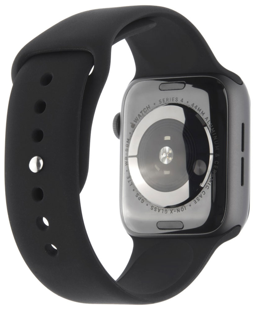 Ремешок для умных часов InterStep Sport Apple Watch 42/44мм силиконовый Black 0400-1739 Sport Apple Watch 42/44мм силиконовый Black - фото 3