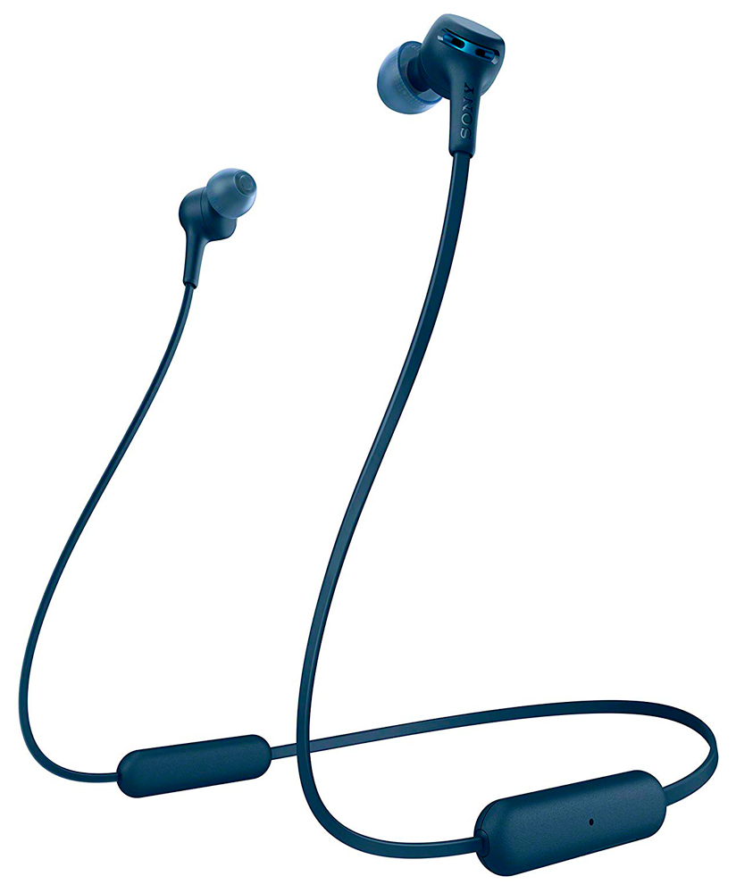 Беспроводные наушники с микрофоном Sony WIXB400 Blue
