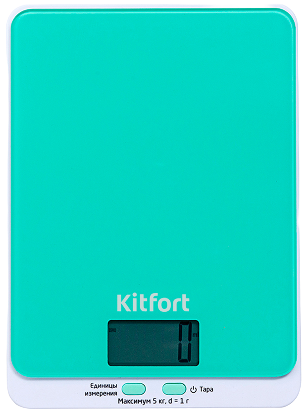 Весы кухонные Kitfort КТ-803-1 Зеленые 7000-3997 - фото 1
