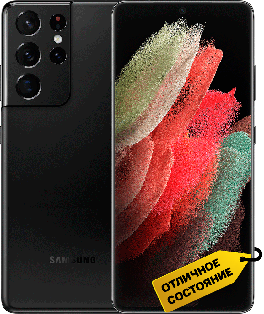 

Смартфон Samsung, Galaxy S21 Ultra 12/512Gb Черный «Отличное состояние»