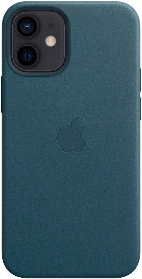 Клип-кейс Apple iPhone 12 mini MagSafe кожаный Балтийский синий (MHK83ZE/A) 0313-8755 MHK83ZE/A iPhone 12 mini MagSafe кожаный Балтийский синий (MHK83ZE/A) - фото 3