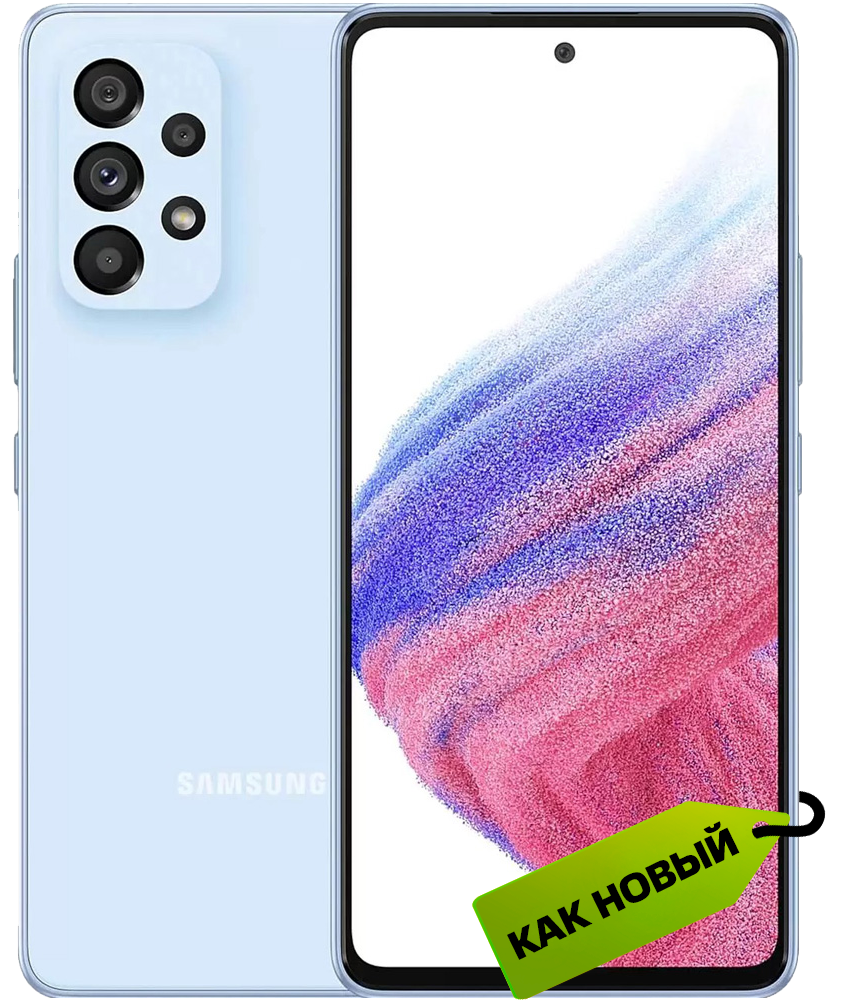 

Смартфон Samsung, Galaxy A53 6/128 Гб 5G Голубой "Как новый"