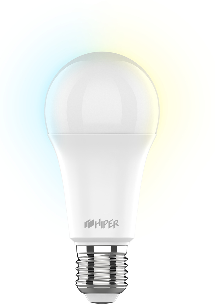 Умная лампочка HIPER IoT LED A61 white WiFi E27 White 0600-0765 IoT A61 White - фото 1