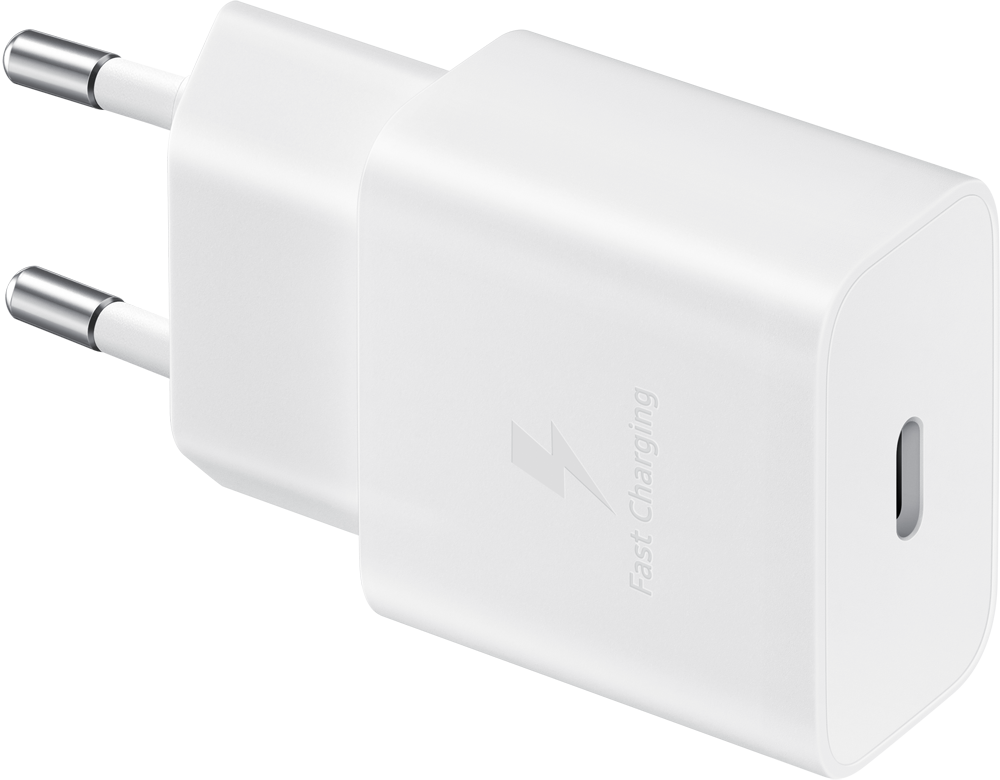 СЗУ Samsung USB Type-C + дата-кабель Type-C с функцией быстрой зарядки 15W White (EP-T1510XWEGRU)