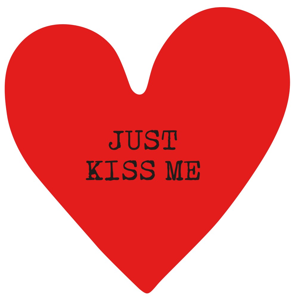 

Стикер VLP, Just Kiss Me Красный