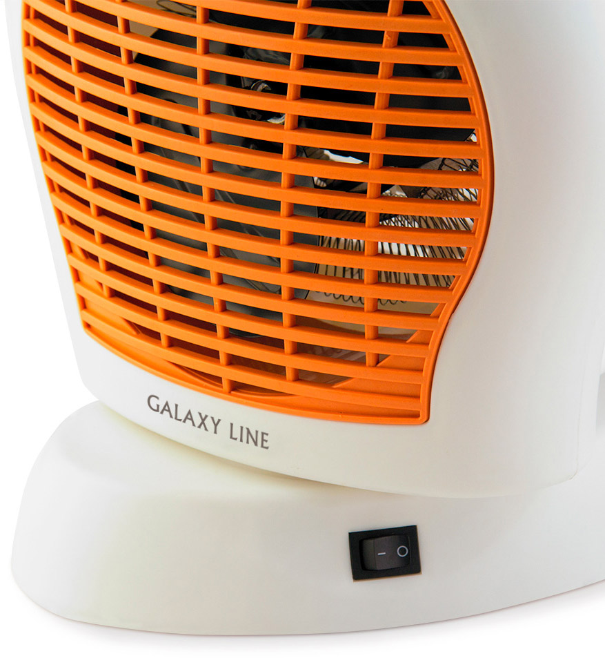 Тепловентилятор Galaxy Line GL 8175 2000Вт White/Orange фото 3