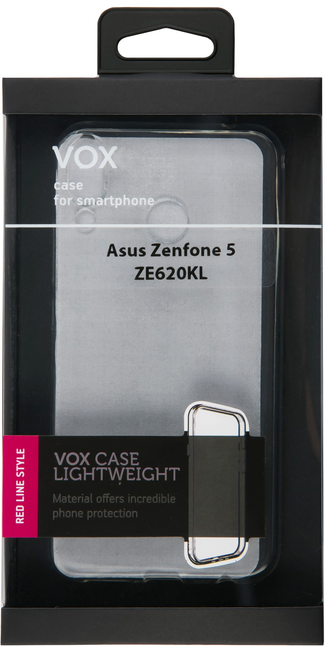 

Клип-кейс Vox, для Asus ZE620KL ZF5 прозрачный