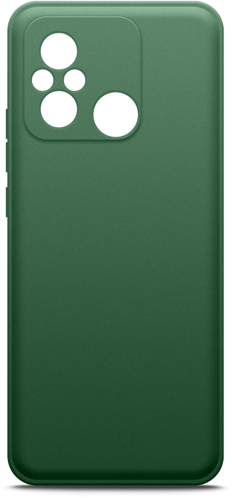 Чехол-накладка Borasco для Xiaomi Redmi 12C TPU Зеленый чехол накладка borasco для xiaomi redmi 12c tpu черный