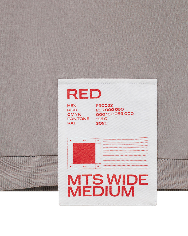 Лонгслив МТС оверсайз Red Square, размер 3XL, Светло-серый 7000-6487 - фото 3