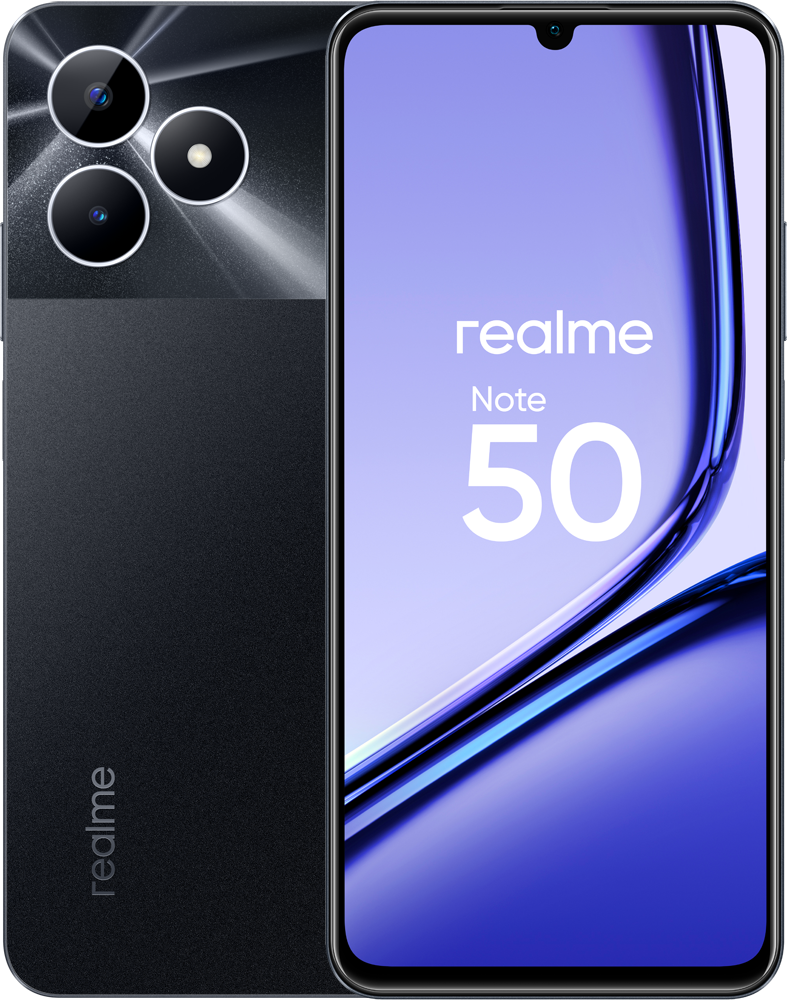 realme Note 50 4/256 Гб Черный