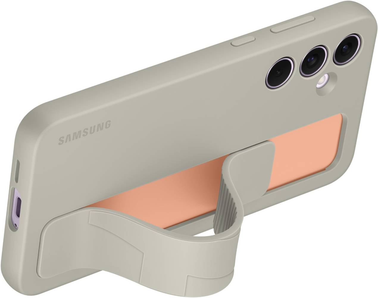 Чехол-накладка Samsung Standing Grip Case Galaxy A55 Серый (EF-GA556TJEGRU) 3100-2407 EF-GA556TBEGRU Standing Grip Case Galaxy A55 Серый (EF-GA556TJEGRU) - фото 4