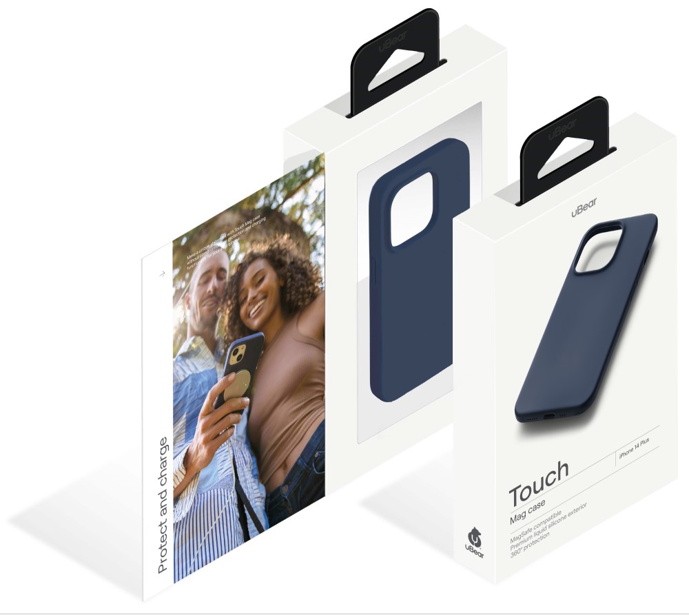 Чехол-накладка uBear Touch Mag Case для iPhone 14 Plus MagSafe Синий (CS208DB67TH-I22M) 0319-0540 Touch Mag Case для iPhone 14 Plus MagSafe Синий (CS208DB67TH-I22M) - фото 9
