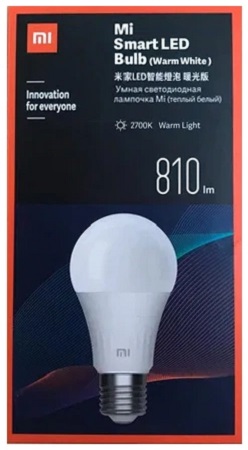 Умная лампочка Xiaomi Mi Smart LED Bulb White (GPX4026GL) 0200-2249 Mi Smart LED Bulb White (GPX4026GL) - фото 2